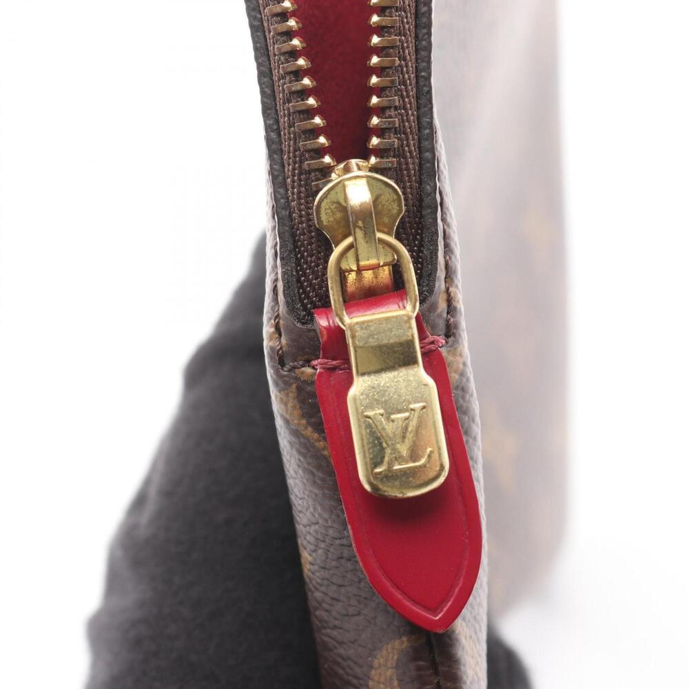 LOUIS VUITTON Brown Coated Canvas Clutch Bag - Picture 7 of 8